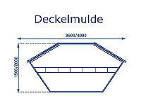 Deckelmulde